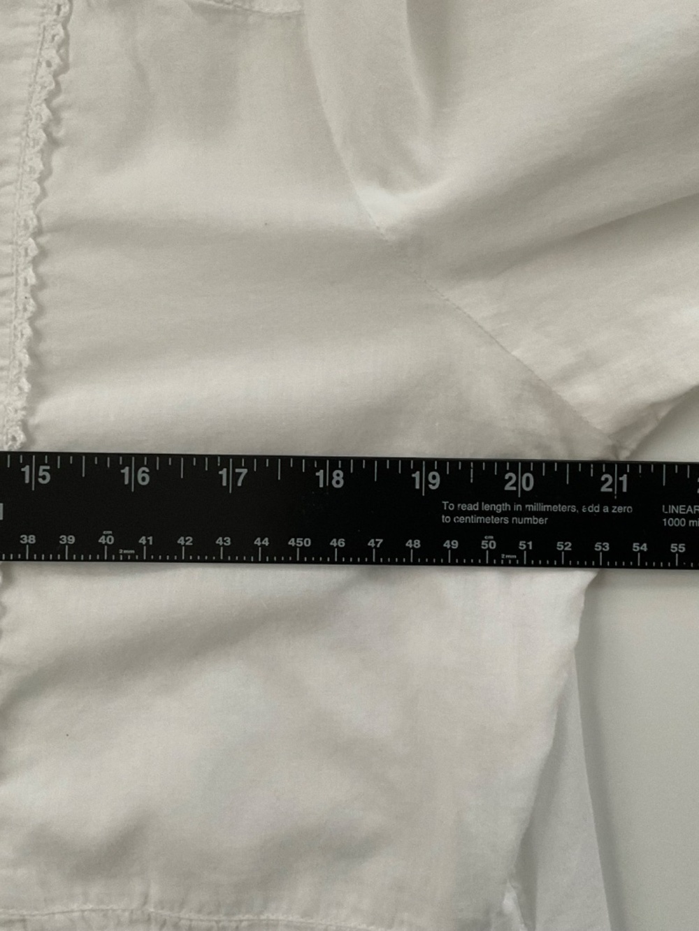 Claudia Richard Button Up Blouse XL White Long Sleeve Romantic Victorian Boho - Picture 6 of 12